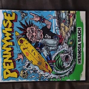 PENNYWISE  - rare Large back patch for jacket sew on or flannel size  12 x 14